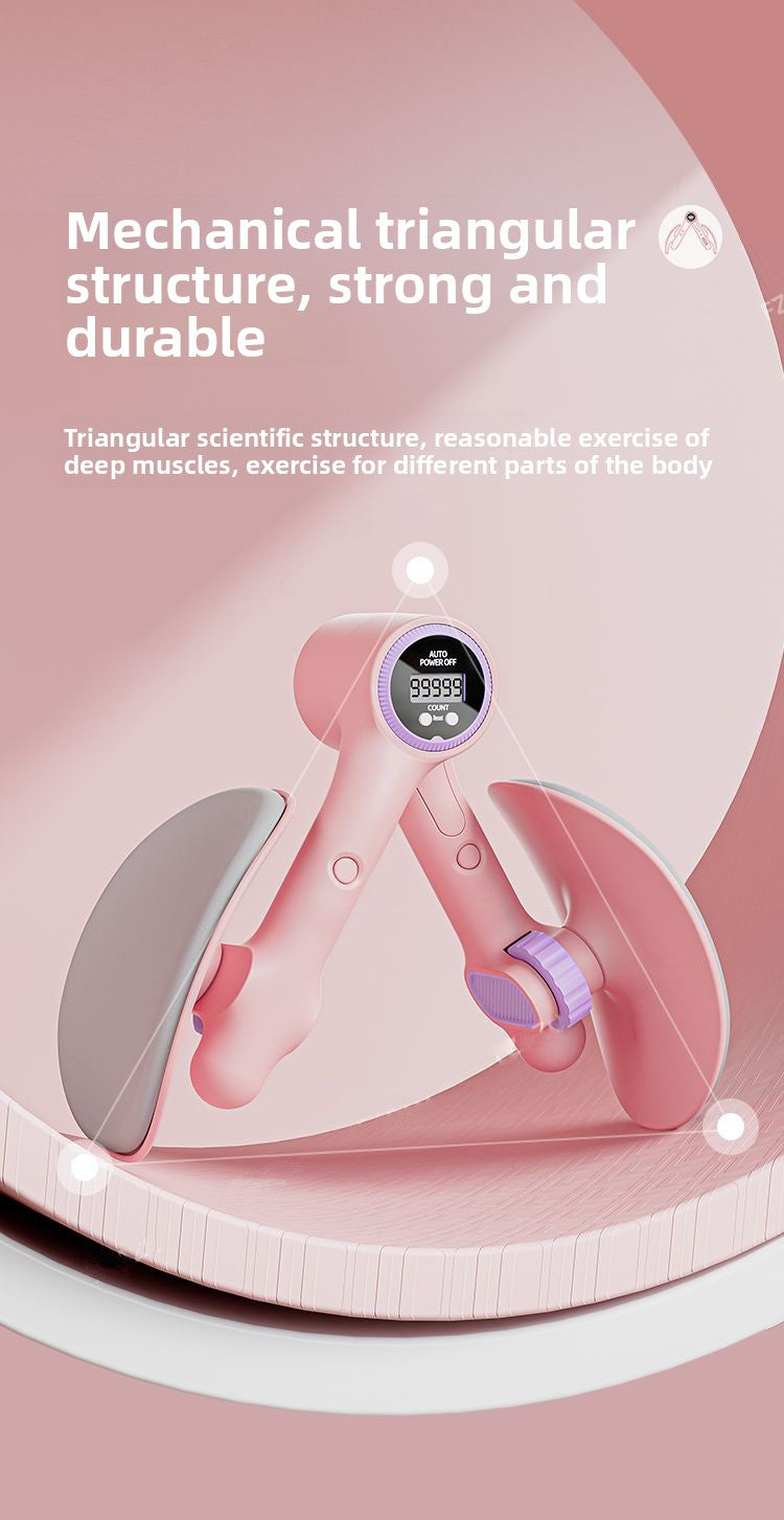 Pelvic Trainer & Leg Clamp – Kegel Exerciser with Digital Counter & 360° Rotatio