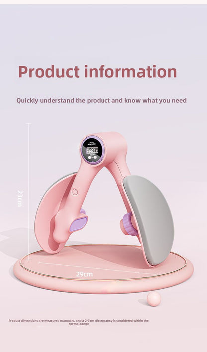 Pelvic Trainer & Leg Clamp – Kegel Exerciser with Digital Counter & 360° Rotatio