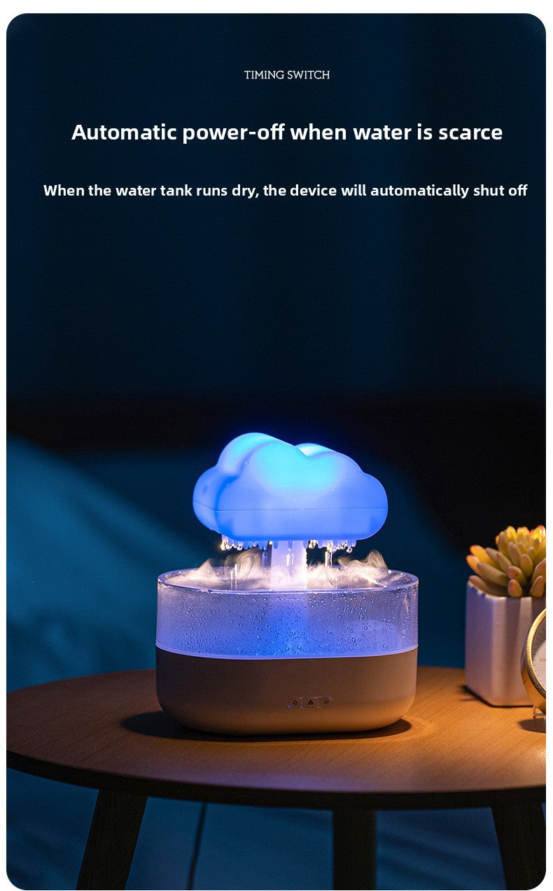 Cloud Aroma Diffuser with Colorful LED Lights – 200 ml