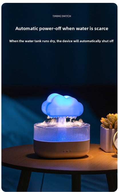 Cloud Aroma Diffuser with Colorful LED Lights – 200 ml