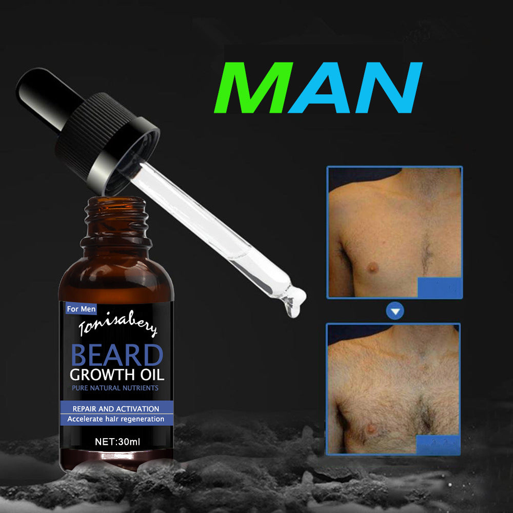 Tonisaberry Beard Softening Oil 30ml – Grape Seed Nourishing & Skin-Soothing Formula