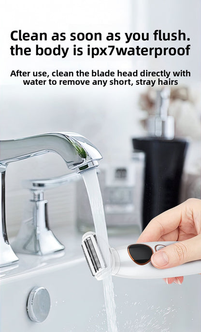 7-in-1 Waterproof Electric Hair Removal Kit – Face, Body & Bikini Trimmer