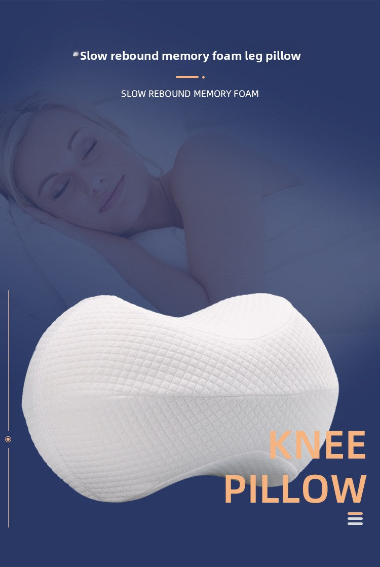 Memory Foam Leg Support Pillow – Ergonomic Side Sleep Cushion (Multiple Shapes & Colors)