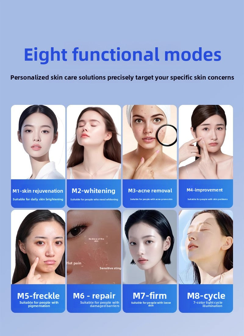 Photon LED Skin Rejuvenation Mask – Red & Blue Light Therapy Device