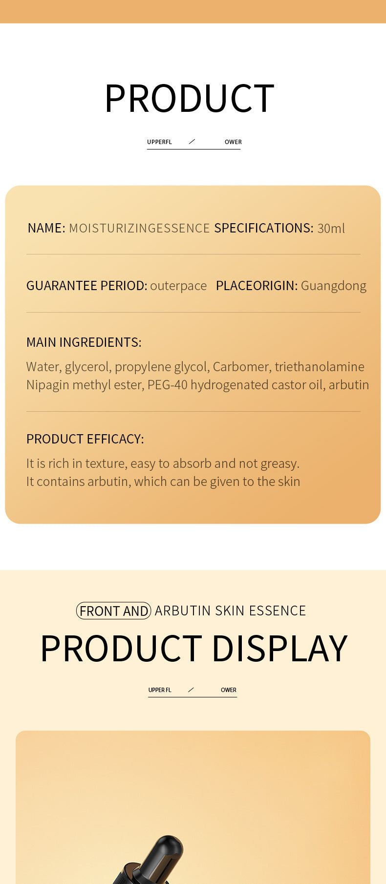 Sadoer Multi‑Active Face Essence Set 8 × 30ml – Brightening, Hydrating & Anti‑Aging