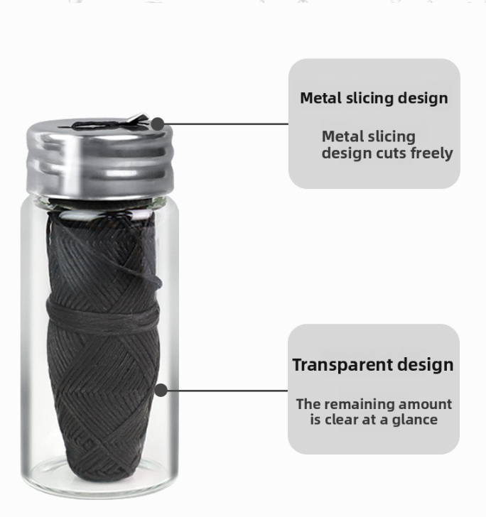 Biodegradable Dental Floss with Stainless Steel Case – Corn & Bamboo Charcoal Options (30m)
