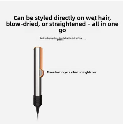 2-in-1 Hair Dryer & Straightener – Brushless Motor Styling Tool