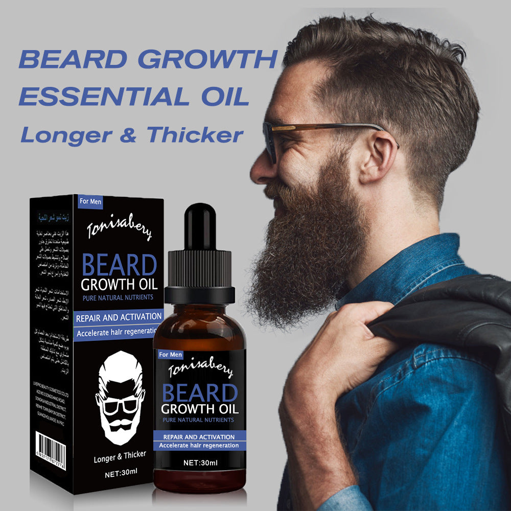 Tonisaberry Beard Softening Oil 30ml – Grape Seed Nourishing & Skin-Soothing Formula