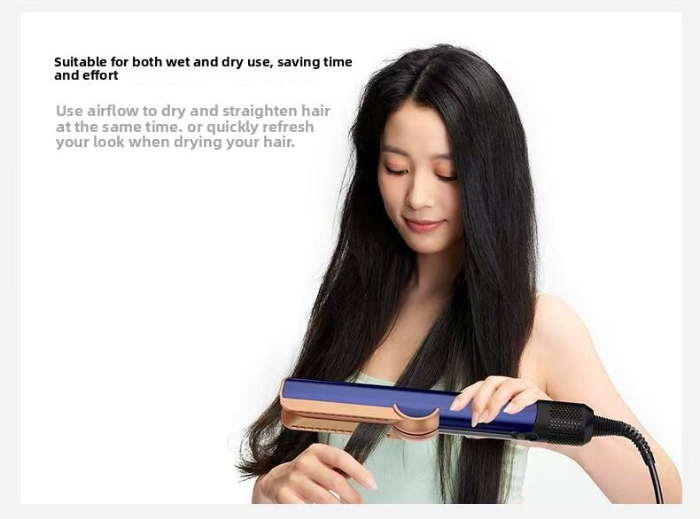 2-in-1 Hair Dryer & Straightener – Brushless Motor Styling Tool