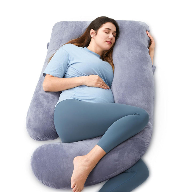 Ergonomic Pregnancy Maternity Pillow – Full Body Side Sleeper Support