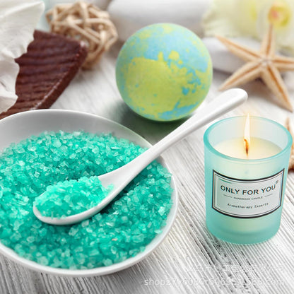 Blue Spa Birthday Gift Box – 6‑Piece Relaxation & Self‑Care Set for Mom & Her