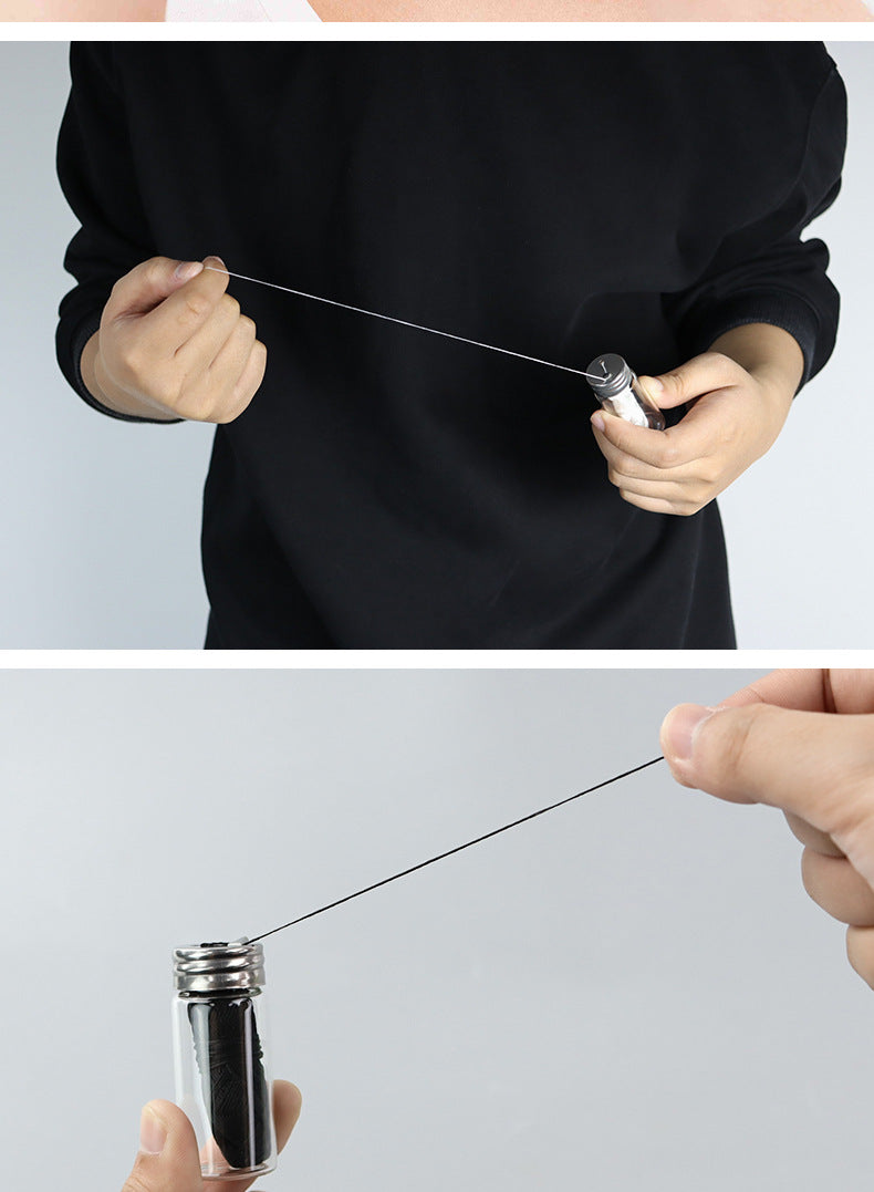 Biodegradable Dental Floss with Stainless Steel Case – Corn & Bamboo Charcoal Options (30m)