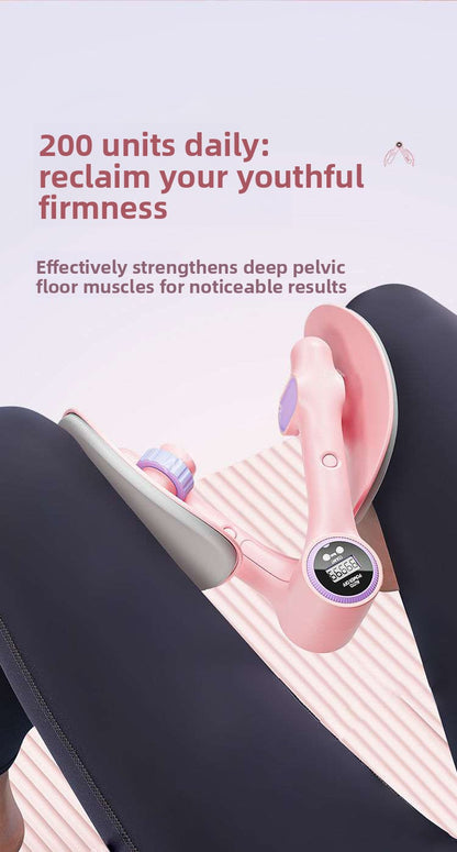 Pelvic Trainer & Leg Clamp – Kegel Exerciser with Digital Counter & 360° Rotatio