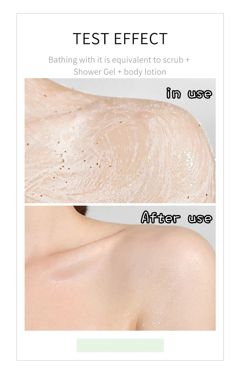 Meidian Sea Salt Body Scrub – Exfoliating Fruity Body Polish (300 g)