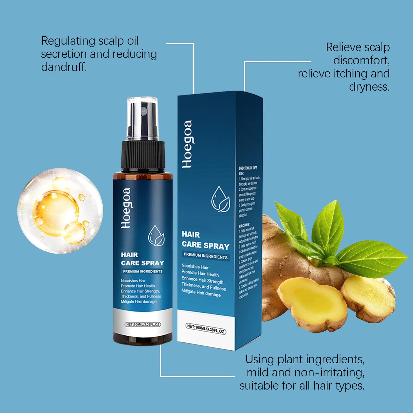 Daily Moisturizing Hair & Scalp Spray 100ml
