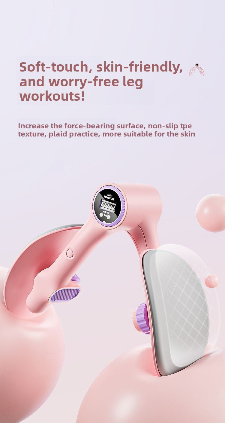 Pelvic Trainer & Leg Clamp – Kegel Exerciser with Digital Counter & 360° Rotatio