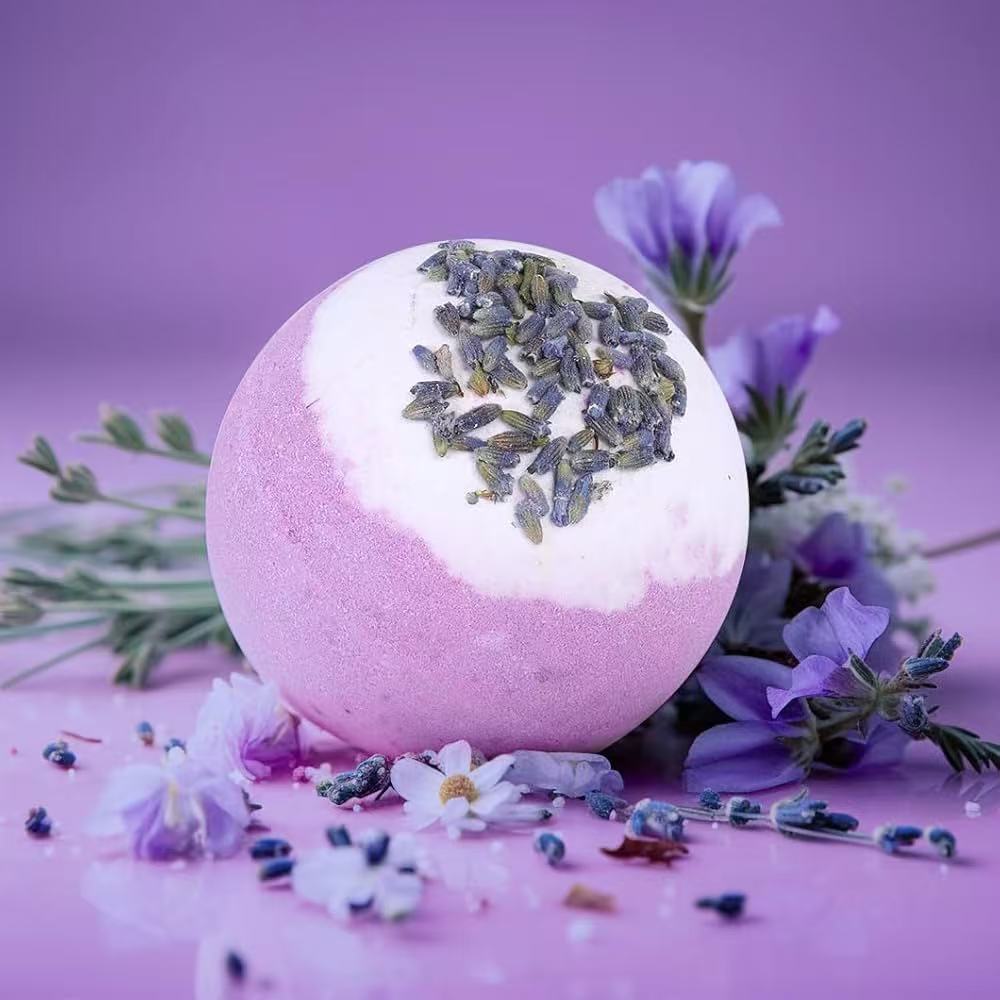 Lavender Spa Gift Box – 10‑Piece Tumbler, Candle & Bath Self‑Care Set for Women