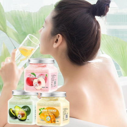 Meidian Sea Salt Body Scrub – Exfoliating Fruity Body Polish (300 g)