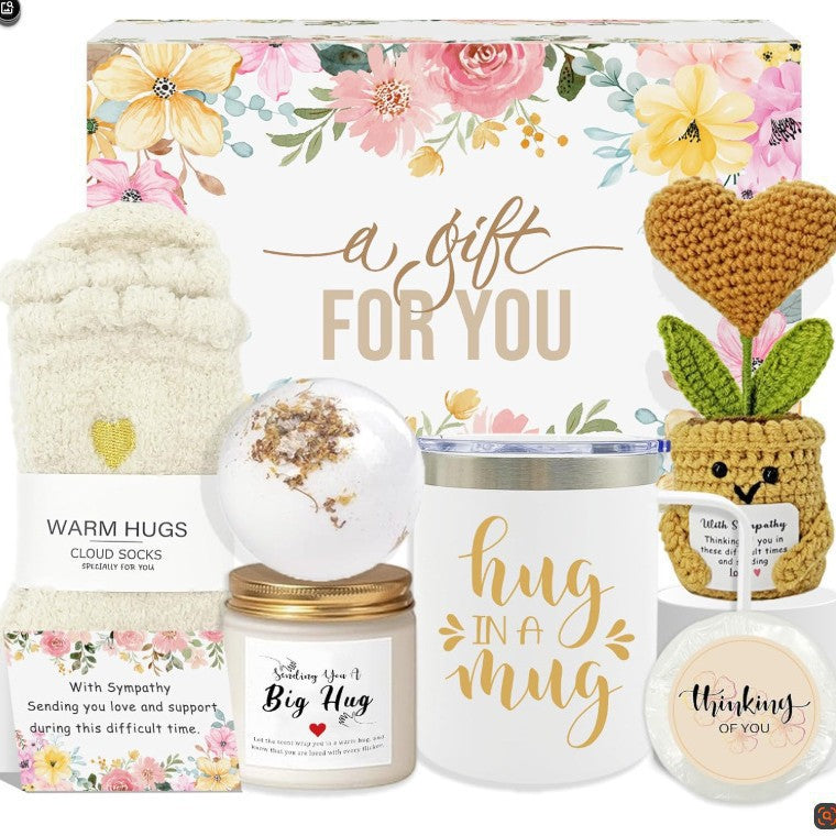 “Not a Day Over Fabulous” Spa & Birthday Gift Box – Candle, Mug, Blanket & Self‑Care Set