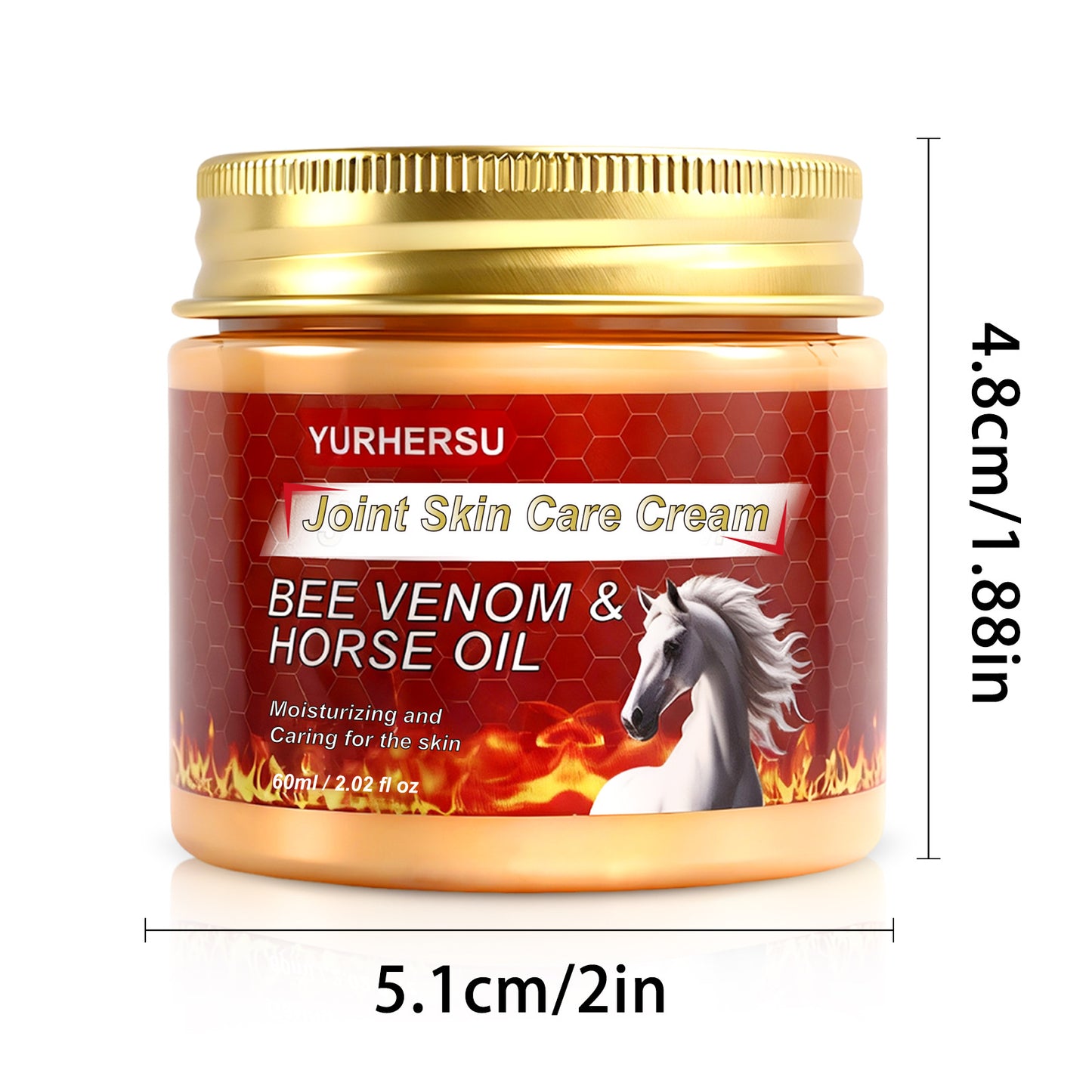 Yurhersu Bee Venom & Horse Oil Joint Massage Cream – Soothing Body Care (K800‑335)