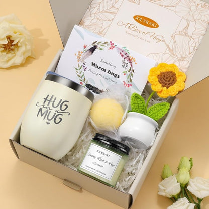 “Not a Day Over Fabulous” Spa & Birthday Gift Box – Candle, Mug, Blanket & Self‑Care Set