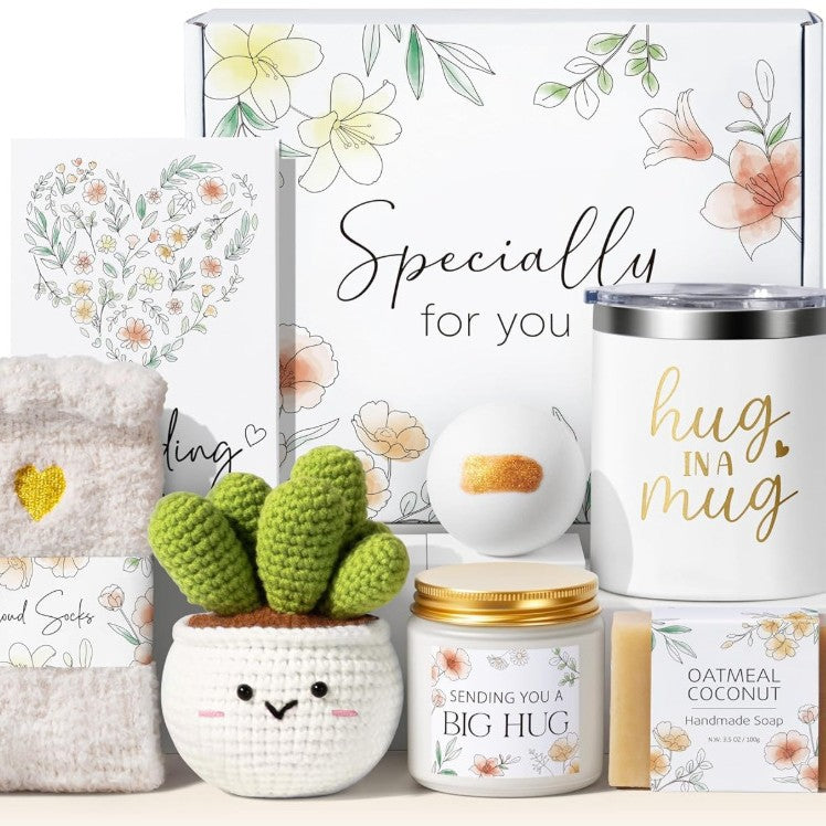 “Not a Day Over Fabulous” Spa & Birthday Gift Box – Candle, Mug, Blanket & Self‑Care Set