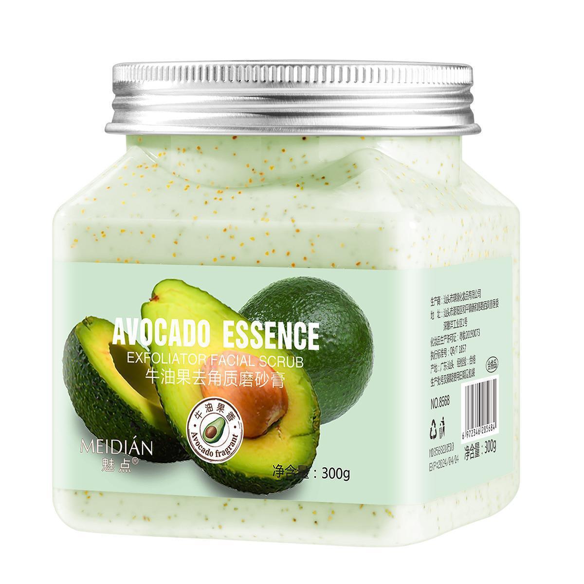 Meidian Sea Salt Body Scrub – Exfoliating Fruity Body Polish (300 g)