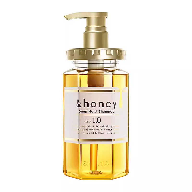 &honey Japanese Honey Shampoo & Treatment – Deep Moist & Color Care (440–445 ml)