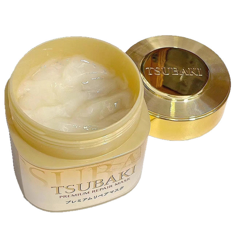 TSUBAKI Premium Repair 0‑Second Hair Mask – Gold Jar Deep Treatment (180 g)