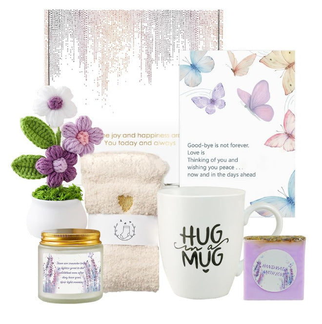 “Not a Day Over Fabulous” Spa & Birthday Gift Box – Candle, Mug, Blanket & Self‑Care Set