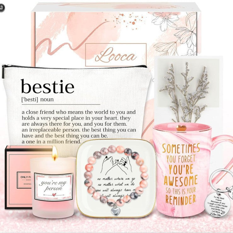 “Not a Day Over Fabulous” Spa & Birthday Gift Box – Candle, Mug, Blanket & Self‑Care Set