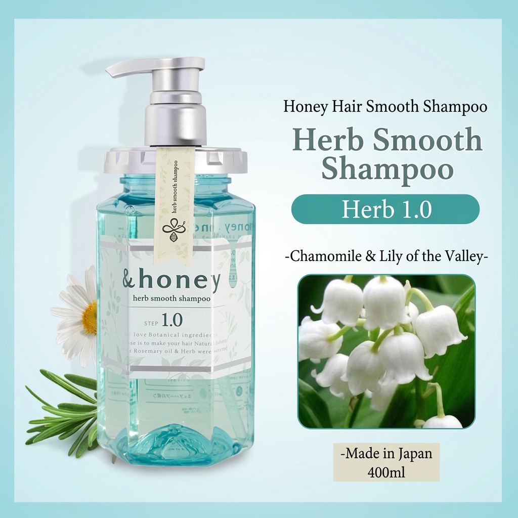 &honey Japanese Honey Shampoo & Treatment – Deep Moist & Color Care (440–445 ml)