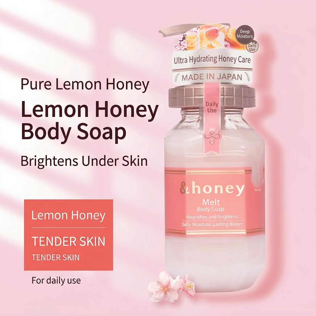 &honey Japanese Honey Shampoo & Treatment – Deep Moist & Color Care (440–445 ml)