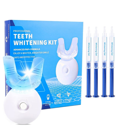 LED Teeth Whitening Kit – 5‑LED Light with Tray & Essence Tubes