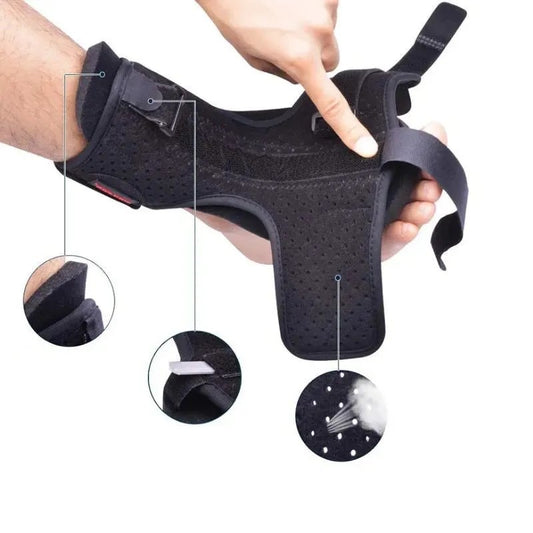 Foot Drop Night Support Brace – Adjustable Orthopedic Plantar Recovery Splint, view 2