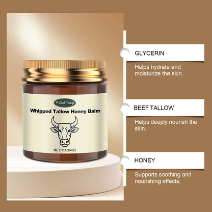 Whipped Tallow Butter and Honey Body Cream 114g