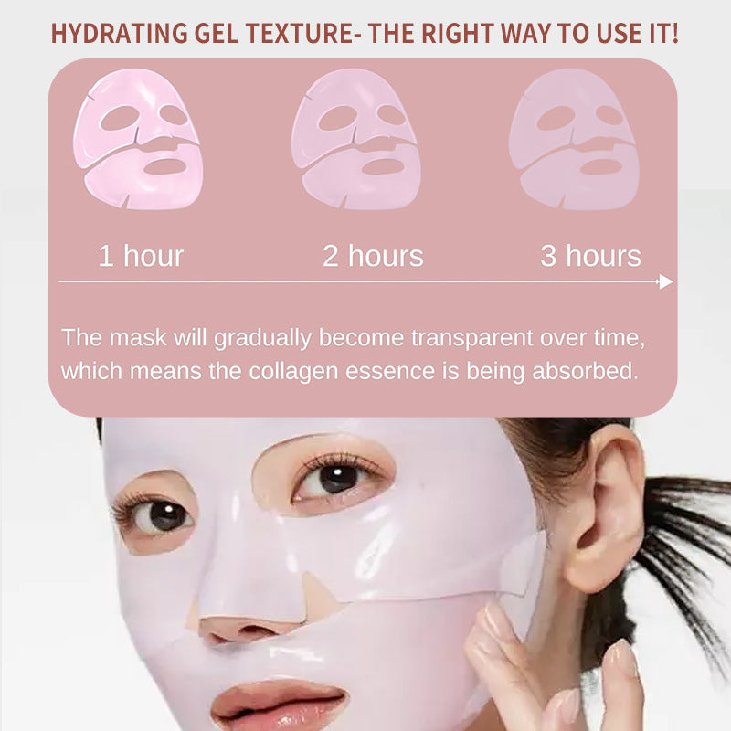 PDRN Pink Collagen Gel Mask – Hydrating, Firming & Brightening Sheet Mask (28g)