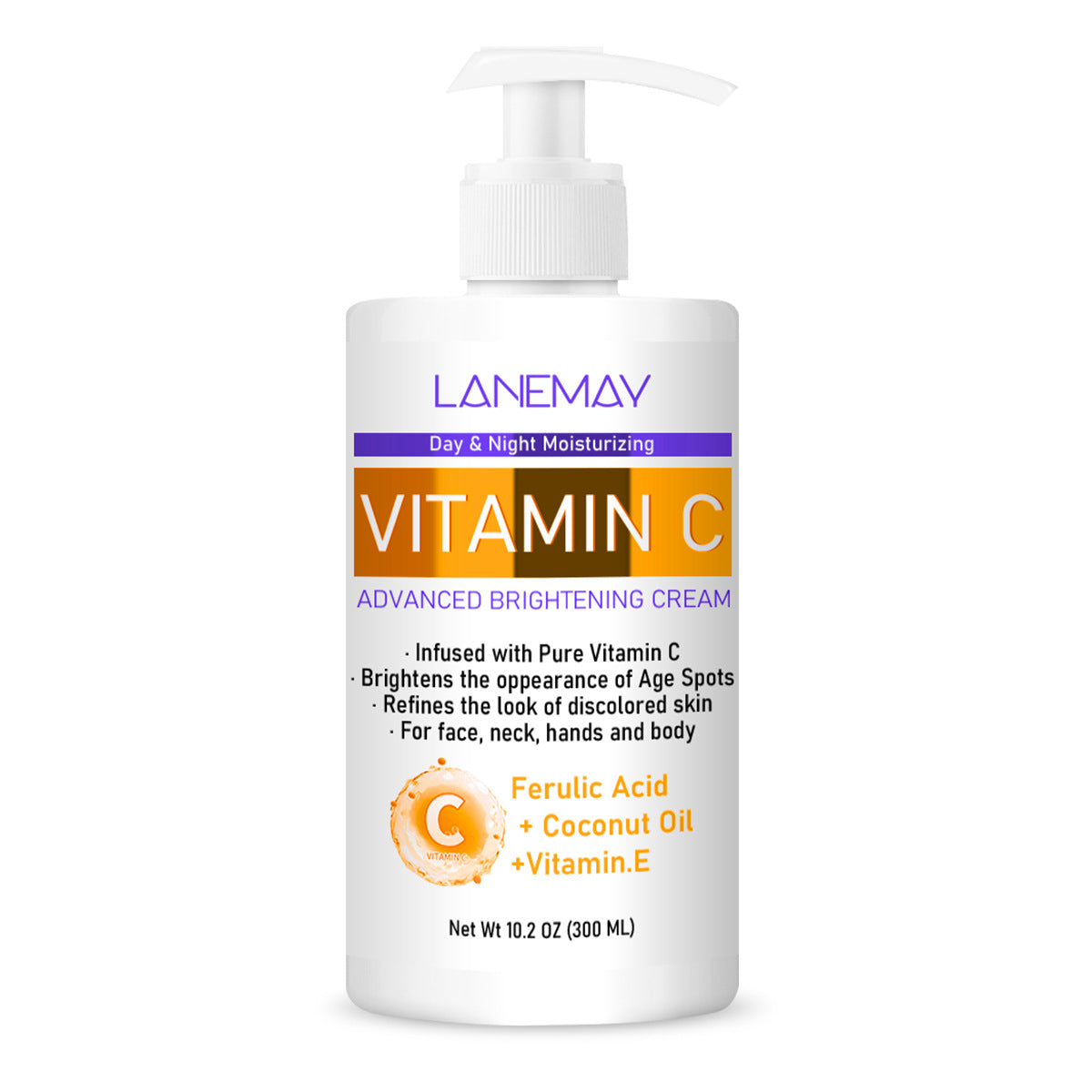Vitamin C Kojic Acid Body Lotion 300g – Brightening, Hydrating & Firmin