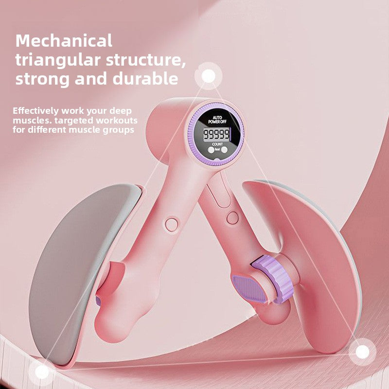 Pelvic Trainer & Leg Clamp – Kegel Exerciser with Digital Counter & 360° Rotatio