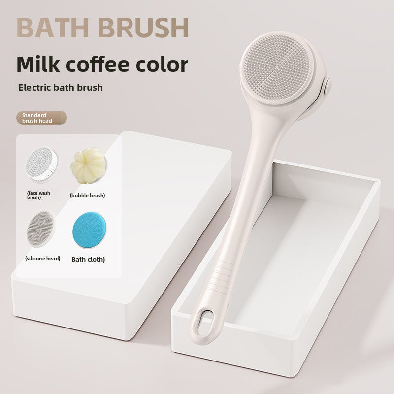Electric Bath Brush – Single & Dual-Handle Rechargeable Body Scrubber