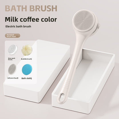 Electric Bath Brush – Single & Dual-Handle Rechargeable Body Scrubber