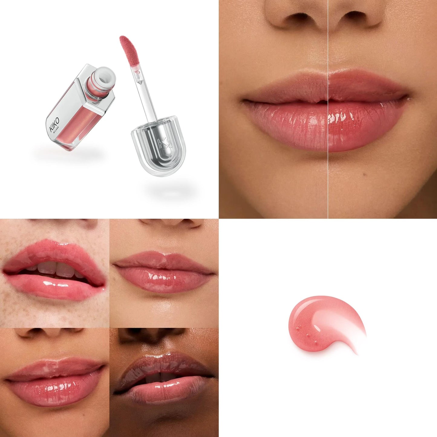 KIKO 3D Mirror Lip Gloss – Italian High-Shine Lip Glaze
