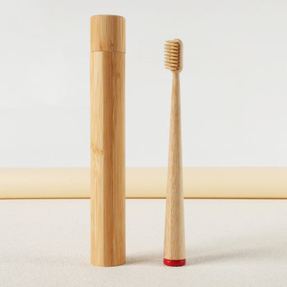 Bamboo Standing Toothbrush – Natural Bristle Eco-Friendly Adult Toothbrush