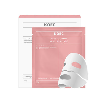Collagen Polypeptide Hydrating Facial Masks – Multi‑Benefit Sheet Mask Set