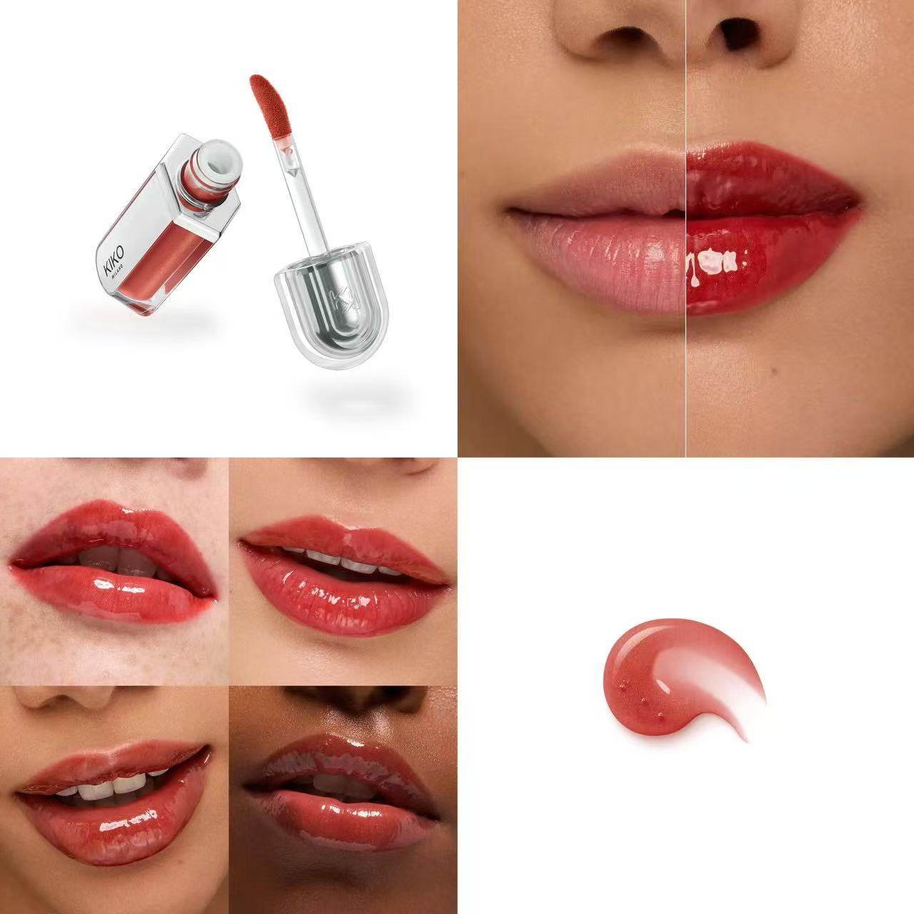KIKO 3D Mirror Lip Gloss – Italian High-Shine Lip Glaze