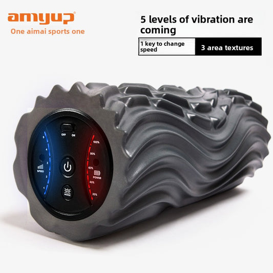 Electric Vibrating Foam Roller – Yoga & Muscle Recovery Massager