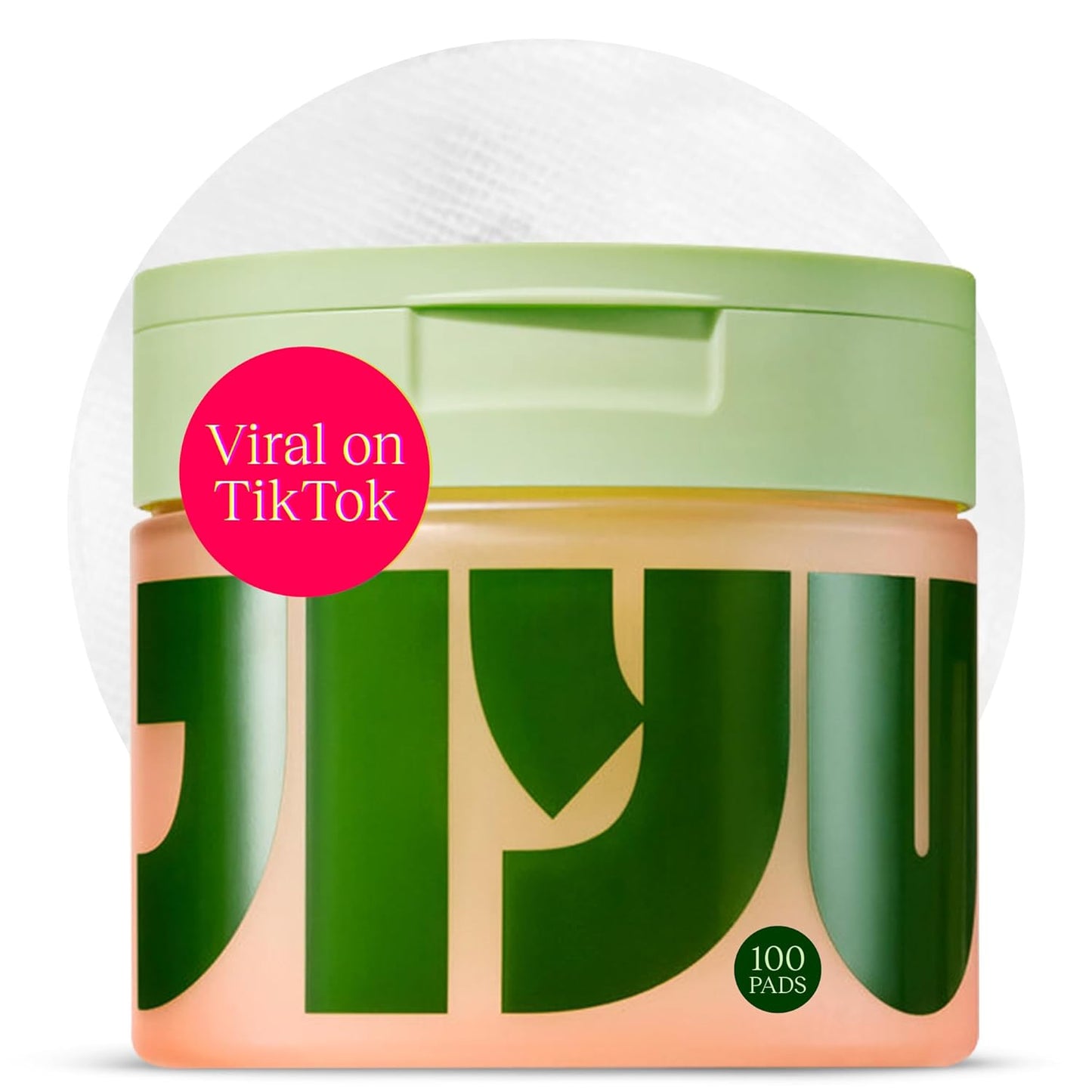 Jiyu Toning Polish Pads - Korean Skincare for Dark Spots, Wrinkles & Dull Skin - Hydrating Facial Treatment with Snail Mucin, Niacinamide, Peptides & Centella - 100 Count (Ships to USA Only)