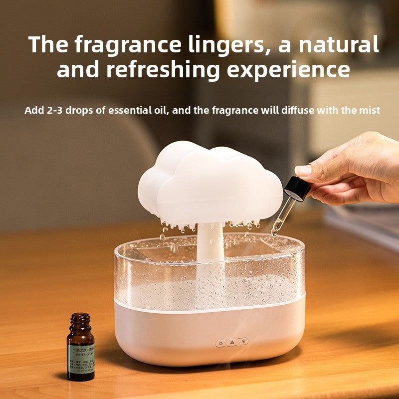 Cloud Aroma Diffuser with Colorful LED Lights – 200 ml