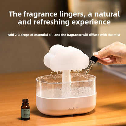 Cloud Aroma Diffuser with Colorful LED Lights – 200 ml
