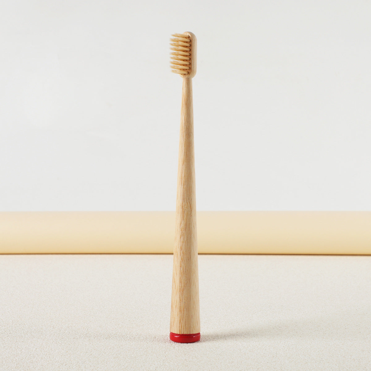 Bamboo Standing Toothbrush – Natural Bristle Eco-Friendly Adult Toothbrush